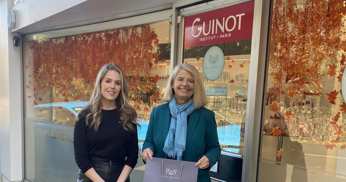 MP visits Belle Beauty in Malvern for National Beauty Week