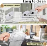 14 Cup Food Processor, French-Fry-Cutter, Blending, Mixing, Shredding, and Slicing, Meat and Vegetable Chopping, Doughing for Home Use, Mincing, and Pureeing,4 Speeds,600W - Image 7