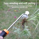 Weed Puller Tool,Portable Garden Weeder Tool,2024 New Gardening Weeding Tools,for Hand Weeder Puller for Vegetable Gardening Backyard Farm Planting & Uprooting Weeding Tool (Rubber Handle) - Image 4