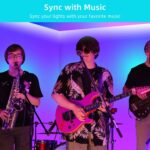 100FT Smart LED Strip Lights RGB Sync to Music with 40 Key Remote Controller LED Lights for Bedroom,Christmas Lights decration (Multi-Colored, 100FT) - Image 3