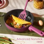 CAROTE Non Stick Pots and Pans Set, Cookware Sets Nonstick, Kitchen Cooking Set with Stay-Cool Handles,with Silicone Tools and Pot Protectors,17 Piece - Image 4