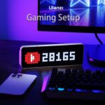 ULANZI TC001 Smart Pixel Clock, Gaming Setup Digital Alarm Clock with Weather - Awtrix Simulator - WiFi Connect, Social Media Counter, Retro Pixel Art Clock for Gaming Room,Bedside, Office Decor - Image 4