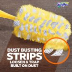 Swiffer Dusters Refill for Cleaning, Feather & Microfiber Duster Disposable Alternative, for Dusting Furniture, Blinds, Ceiling Fans, Walls, Helps Remove Allergens, Heavy Duty, Lavender, 11ct - Image 7