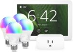 Smart Home Starter Kit with Alexa | Includes Echo Hub, Amazon Smart Plug and 4 Amazon Basics Smart Bulbs - Image 3