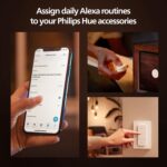 Philips Hue Smart Plug, White - 2 Pack - Turns Any Light Into a Smart Light - Control with Hue App - Compatible with Alexa, Google Assistant, and Apple HomeKit - Image 8