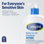 Cetaphil Face Wash, Daily Facial Cleanser for Sensitive, Combination to Oily Skin, 16 Oz, Fragrance Free, Gentle Foaming, Soap Free, Hypoallergenic - Image 9