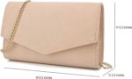 Women Evening Bag Dressy Clutch Handbag Faux Suede Purse for Wedding - Image 8