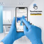 Schneider Nitrile Exam Gloves, Blue Disposable Gloves, Medical Grade, Food Grade, Latex Free - Image 5