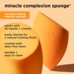 Real Techniques Miracle Complexion Makeup Sponge, 4-Pack Beauty Blender For Liquid & Cream Foundation, Streak-Free Coverage, Latex-Free, Vegan & Cruelty-Free - Image 5