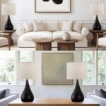 18.1'' Modern Touch Lamps for Nightstand Set of 2 with 3 Way Dimmable, Table Lamps for Living Room, Office, Bedside Lamps with Heavy Iron Base, Touch Switch, Bulb Included, Black - Image 7