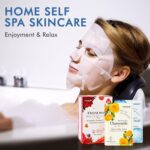 14 Pack Sheet Face Masks Skincare, Hydrating Face Masks Suitable for Dry Skin, Bulk Facial Mask Set for Women Skin Care, Face Mask Gifts Set for Face Spa - Image 8