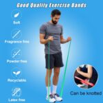 Resistance Bands for Working Out, Physical Therapy Bands, Latex Free Elastic and Exercise Bands Set for Stretching, Suitable for Rehab, Yoga, Pilates, Gym, Home Exercise - Image 6