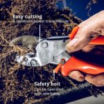 Original LÖWE Professional Anvil Pruner Garden Tools 1.104 | Robust & Sharp Hedge Trimmer | Use As Pruners, Garden Shears, Heavy Duty Handheld, Pruning Shears for Gardening | Made in Germany - Image 4