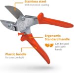 Original LÖWE Professional Anvil Pruner Garden Tools 1.104 | Robust & Sharp Hedge Trimmer | Use As Pruners, Garden Shears, Heavy Duty Handheld, Pruning Shears for Gardening | Made in Germany - Image 6