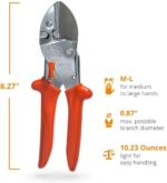 Original LÖWE Professional Anvil Pruner Garden Tools 1.104 | Robust & Sharp Hedge Trimmer | Use As Pruners, Garden Shears, Heavy Duty Handheld, Pruning Shears for Gardening | Made in Germany - Image 7