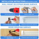 8FT U Shape 125W Integrated Tube Bright LED Light, 6500K Clear White, 20000LM - Flush Mount/Hanging Linkable LED Ceiling Lights for Garage, Plug&Play, 6 Pack - Image 7