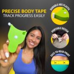 Perfect Body Tape Measure - 80 Inch Automatic Telescopic Tape Measure - Retractable Measuring Tape for Body: Waist, Hip, Bust, Arms, and More (White - 80 inch) - Image 8