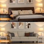 Bedrooms Touch Control Bedside Lamp with USB C+A, 3 Way Dimmable Nightstand Lamps with USB Port, Brushed Nickel Table Lamp for Living Room Guest Room Bed Side End Table, Set of 2 - Image 6