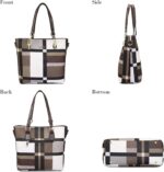 Purses and Handbags for Women Synthetic Leather Tote Crossbody Bags Satchel Purses Set 6pcs - Image 5