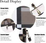 Purses and Handbags for Women Synthetic Leather Tote Crossbody Bags Satchel Purses Set 6pcs - Image 6