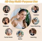 Headbands for Women - 6 Pack Wide Elastic Hair Bands | Stretchy Sweatbands Hair Bands | Soft Sports Thin Head Bands | Non-Slip Accessories Bands for Fashion, Washing Face, Workouts, Yoga, Daily Use - Image 5