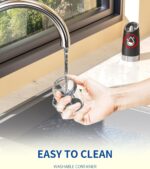 CIRCLE JOY Gravity Electric Salt and Pepper Grinder Set Automatic Salt and Pepper Grinder Set with LED Light, Battery Operated, Adjustable Coarseness, Large Capacity, for Home Kitchen BBQ - Image 9