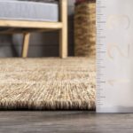 nuLOOM 4x6 Outdoor/Indoor Ranya Tribal Area Rug, Light Brown, Geometric Design, Stain Resistant, Highly Durable, For Patio, Balcony, Bedroom, Dining Room, Living Room, Bathroom - Image 3