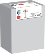 Globe Electric 12976 Haydel 21" 2-Light Table Lamp, Matte Brass, Double On/Off Pull Chain - Image 10