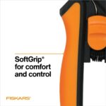 Fiskars Micro-Tip Pruning Snips - 6" Garden Shears with Sheath and Comfort Grip - Sharp Steel Blades - Quality Pruning Shears for Plants in Grow Tents and Hydroponics - Garden Tools - Image 4
