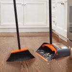 TreeLen Broom and Dustpan Set with 52" Long Handle for Home Kitchen Room Office Lobby Floor Use Upright Stand Up Stand Up Broom with Dustpan Combo - Image 3