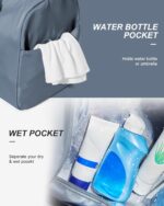 Gym Bag Womens,Travel Duffel Carry on Bag Sport Tote Bag Weekend Overnight Bag - Image 5