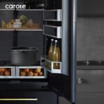 CAROTE 20pcs Pots and Pans Set Non Stick, Nonstick Cookware Set, Dishwasher/Oven/Fridge Safe Pots and Pans, Removable Handle RV Oven Safe Cookware, Induction Kitchen Set, Black - Image 9