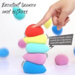 BEAKEY Makeup Sponge Set 5 Pack Micro Porous Low Absorption Soft Latex Free Foundation Beauty Sponges & Blenders for Powder Cream, Stocking Stuffers for Women - Image 3