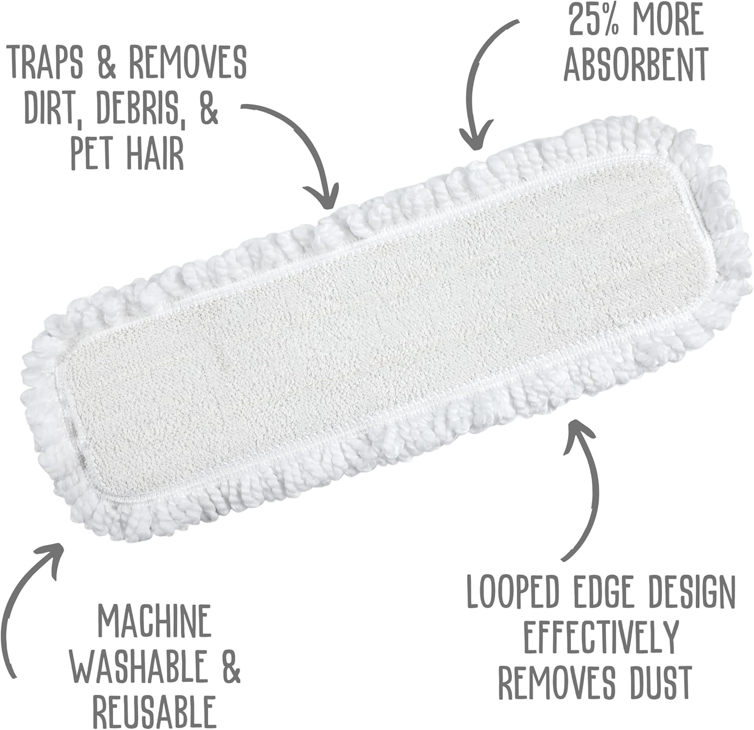 Quick Shine Ultimate Gold Spray Mop Kit | All-in-One 11 Pc Kit w/ Interchangeable Attachments | Floor Cleaner Included | No Batteries Needed | Pro Cleaning System for All Floor Types | 2-in-1 Mop - Image 11