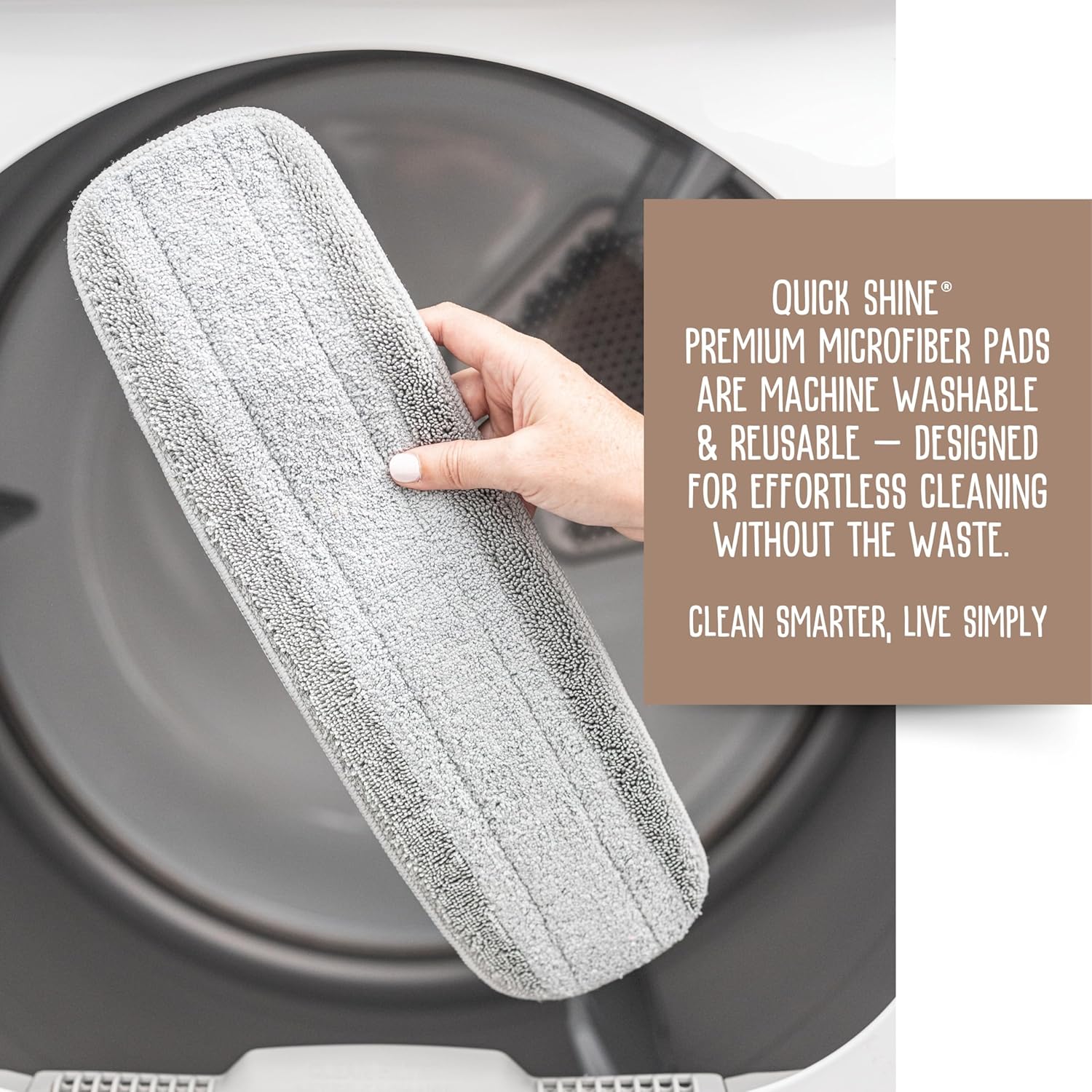 Quick Shine Ultimate Gold Spray Mop Kit | All-in-One 11 Pc Kit w/ Interchangeable Attachments | Floor Cleaner Included | No Batteries Needed | Pro Cleaning System for All Floor Types | 2-in-1 Mop - Image 14