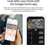 Google Nest Cam Outdoor (Wired, 2nd Gen) - Security Camera with 2K Video and Gemini, Night Vision, 2-Way Audio - Works with Google Home - 2025 Model - Snow - Image 5