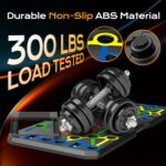 AERLANG Extra Large Push Up Board 26.2" x 13.8", Portable 30-in-2 Workout Set for Push Up, Multi-functional Pushup Stands for Strength Training, Fat Burning Push Up Bar for Home Gym - Image 9