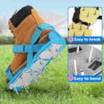Lawn Aerator Shoes for Grass - Pre-Assembled Grass Aerator Shoes for Lawn - Soil Yard Aerator Tool for Aerating Patio Garden - Image 4