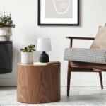 Simple Designs LT2080-BLK Mini Bocksbeutal Concrete Table Lamp, Black - Image 3