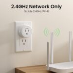 GHome Smart Plug Mini, WiFi Smart Outlet Plug Works with Alexa and Google Home, Timer Outlet with APP Control, 2.4GHz Network Only, No Hub Required, ETL FCC Listed (4 Pack), White - Image 10
