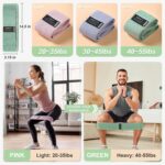 Booty Bands Set, Resistance Bands for Working Out, Exercise Bands for Women and Men Legs and Butt, Stretch Bands for Pilates, Yoga Starter Set - Image 4