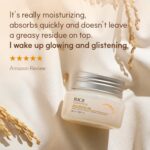 The Face Shop Rice Ceramide Cream, Hydrating Face Moisturizer, for Dry & Combination Skin, Lightweight, Fast-absorbing, 1.69 fl. oz. - Image 6