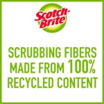 Scotch-Brite Non-Scratch Plastic Scrubbing Pads, Cleans Dishes Without Scratching, 3 Scrubbing Pads - Image 5
