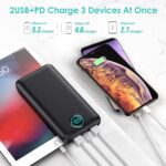 Portable Charger Power Bank 30,800mAh LCD Display Power Bank,25W PD Fast Charging +QC 4.0 Quick Phone Charging Power Bank Tri-Outputs Battery Pack Compatible with iPhone,Android etc(Black) - Image 5