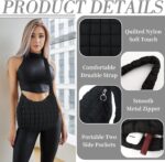 Quilted Puffer Tote Bag for Women - Large Crossbody Bag, Lightweight Nylon Puffy Carryall Hobo Puff Shoulder Bag - Image 4