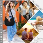 Quilted Puffer Tote Bag for Women - Large Crossbody Bag, Lightweight Nylon Puffy Carryall Hobo Puff Shoulder Bag - Image 8