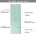 Non-Slip Yoga Mat with Alignment Marks – Lightweight Exercise Mat with Carry Strap for Home Workout or Travel by Wakeman Outdoors - Image 4