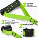 Resistance Bands, Heavy Duty Exercise Bands for Working Out, Workout Bands with Handles, Stretch Band for Men, Fitness Bands for Home Workouts, Muscle Training, Strength, Slim, Yoga - Image 5