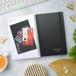 Daily Planner Undated, Asten To Do List Notebook Hourly Schedules Spiral Appointment Planner for Men and Women,PVC Hardcover,Elastic Closure, Inner Pocket 8.3" x 5.8" (Black) - Image 9