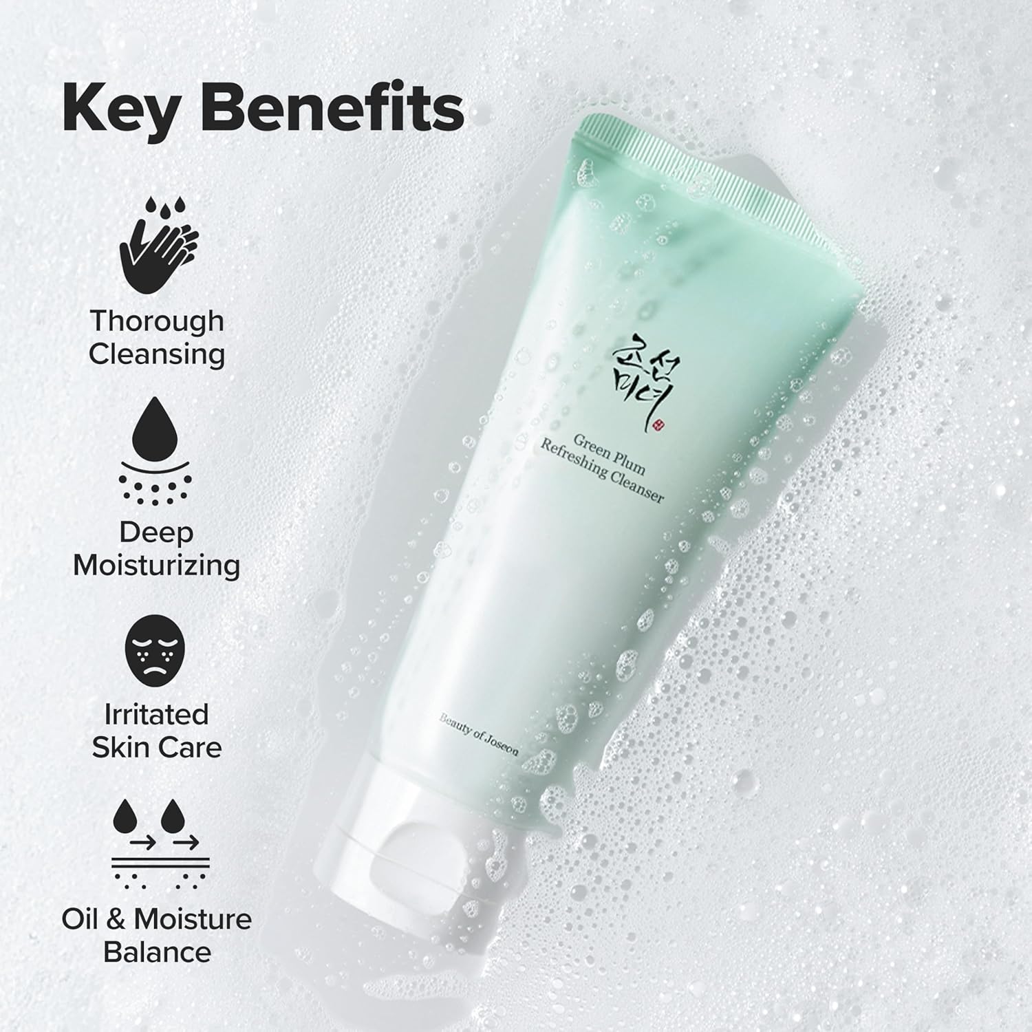 Beauty of Joseon Green Plum Refreshing Cleanser Gel Type Deep Pore Cleansing, Acne Face Wash, Blackhead Remover for All Skin Types, Korean Skincare 100ml, 3.38 fl.oz - Image 6